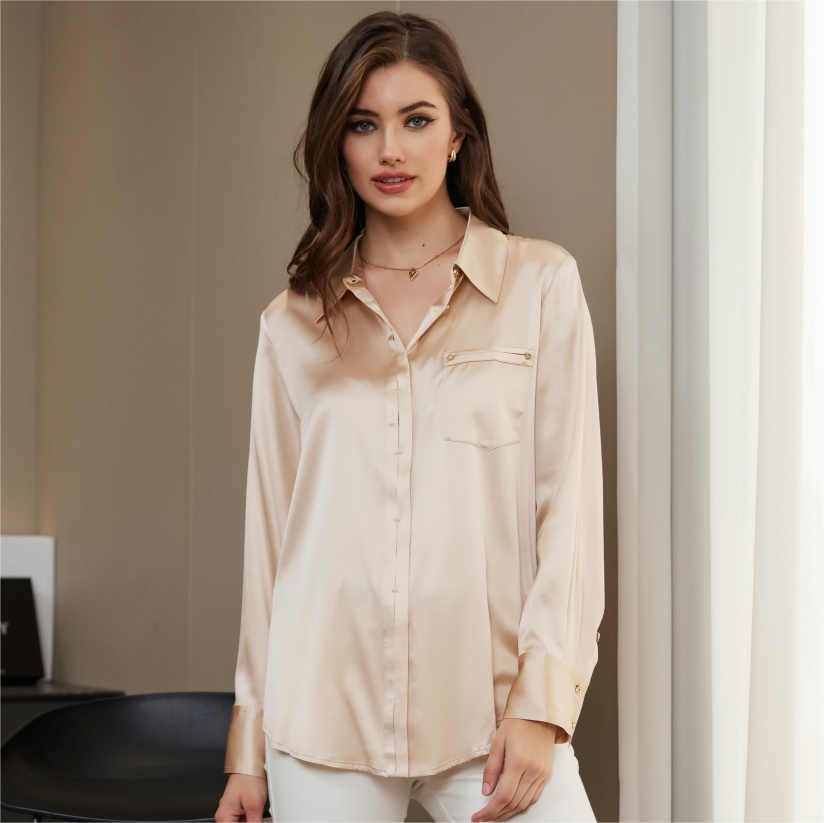 LAY WITH ME SILK SHIRT