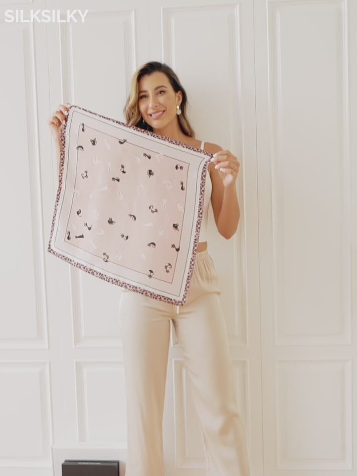 SilkSilky-AU Pure Silk Scarf-video-001