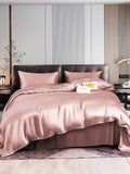 SilkSilky AU 22Momme Pure Silk Bedding Set PaleMauve 002