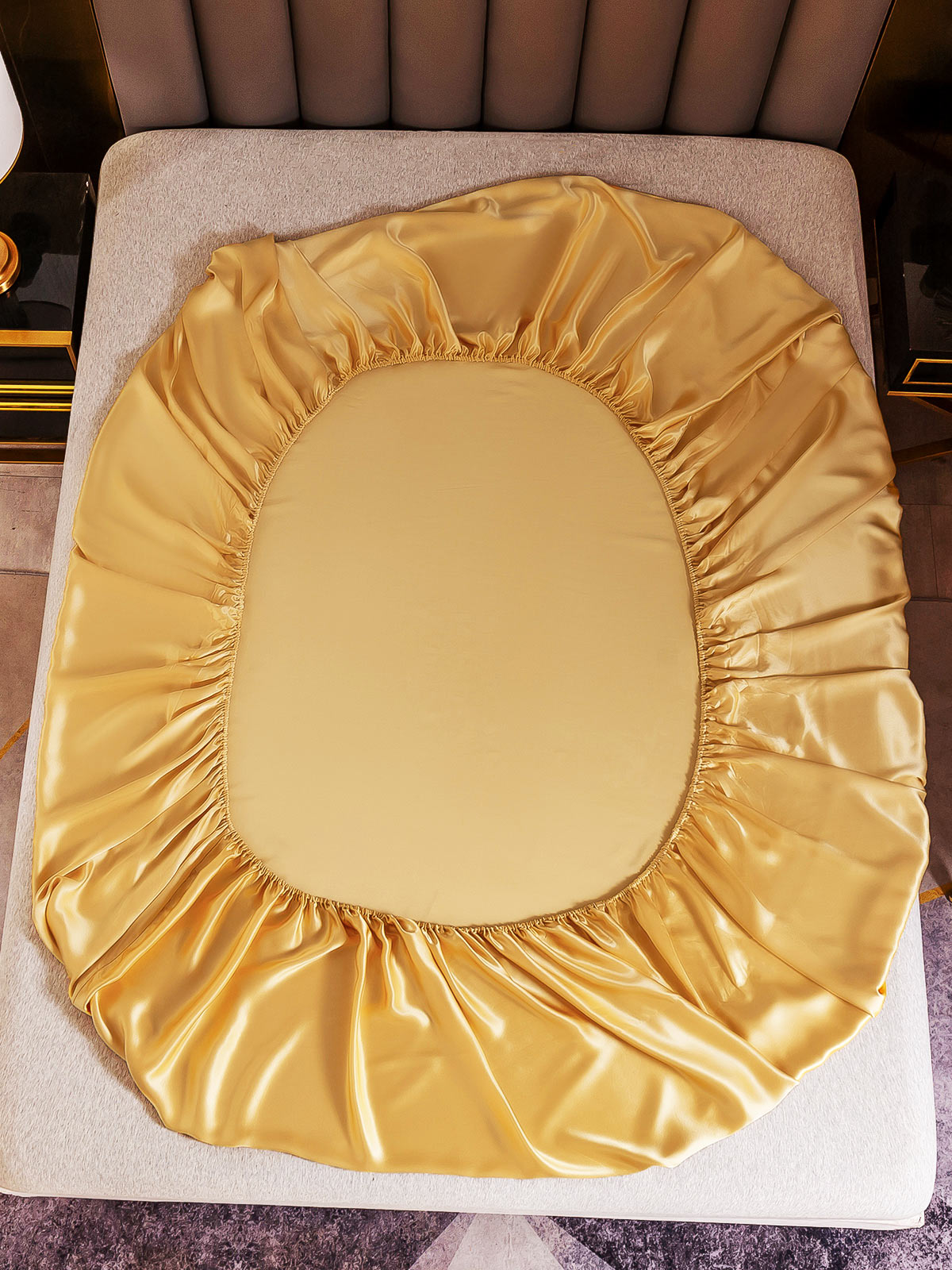 [Champagne] SilkSilky-AU 19Momme Pure Silk Bedding Set 003
