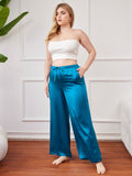 SilkSilky AU Pure Silk Plus Size Womens Pants Teal 006