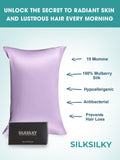 SilkSilky-AU 19Momme Pure Silk Pillowcase Lavender 002