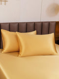 SilkSilky-AU 19Momme Pure Silk Pillowcase Champagne 006