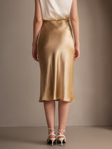 [Champagne] SilkSilky-AU Skirt 002