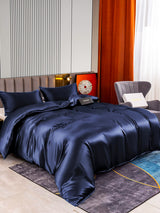 [Dark Blue] SilkSilky-AU 22Momme Bedding Set 002