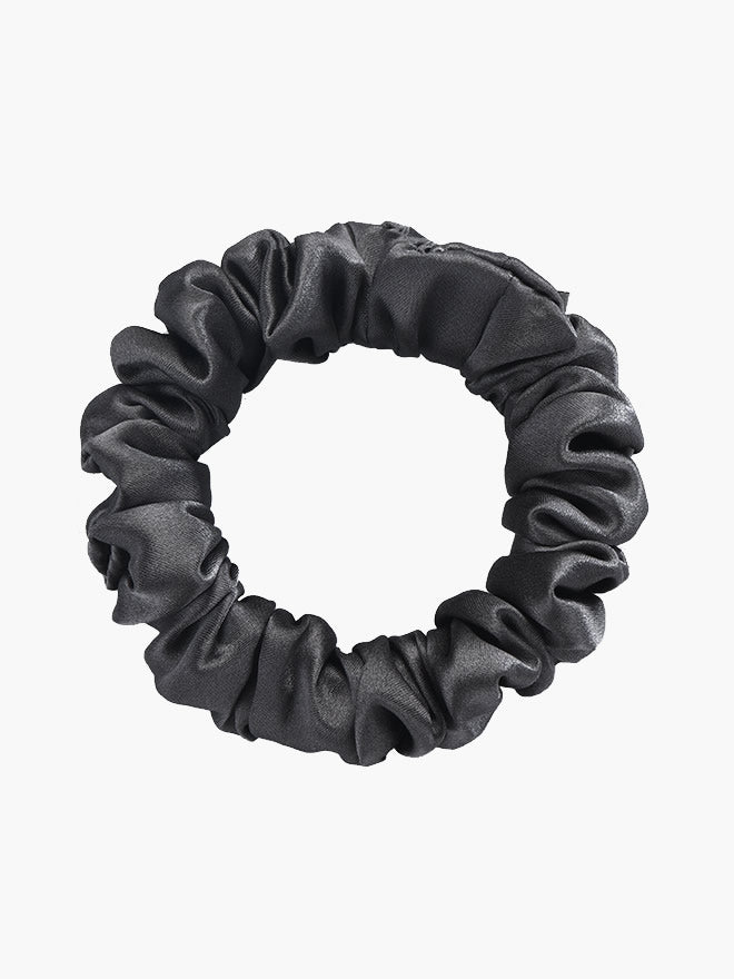 [Black] SilkSilky-AU 19Momme Pure Silk Scrunchie 004