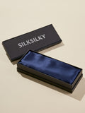 SilkSilky AU Pure Silk Scarf DarkBlue 001