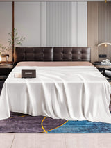 [White] SilkSilky-AU 22Momme Sheet 001