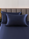 SilkSilky-AU 30Momme Pure Silk Pillowcase DarkBlue 001