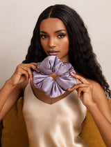 [Deep Purple] SilkSilky-AU Scrunchie 005