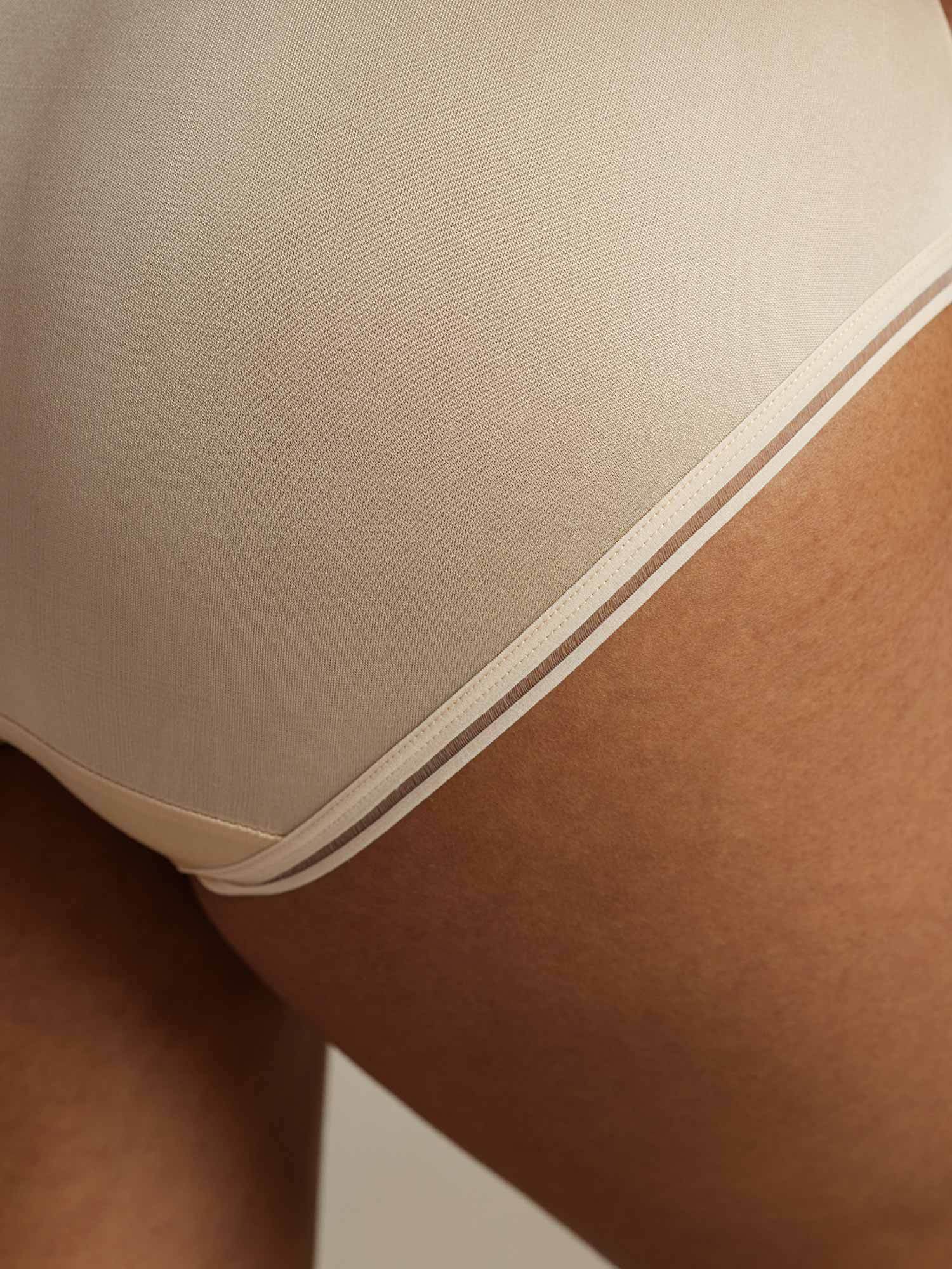 [Beige] SilkSilky-AU Pure Silk Panty 004,