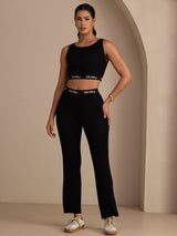[Black] SilkSilky-AU Womens Pants 005
