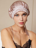 SilkSilky AU Pure Silk Sleep Cap PaleMauve 002