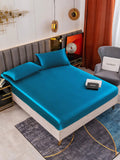 SilkSilky AU 19Momme Pure Silk Bedding Set Teal 001