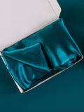 SilkSilky AU 22Momme Pure Silk Pillowcase Teal 006