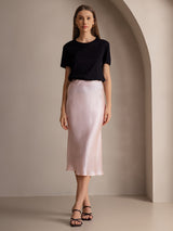 [Light Pink] SilkSilky-AU Skirt 001