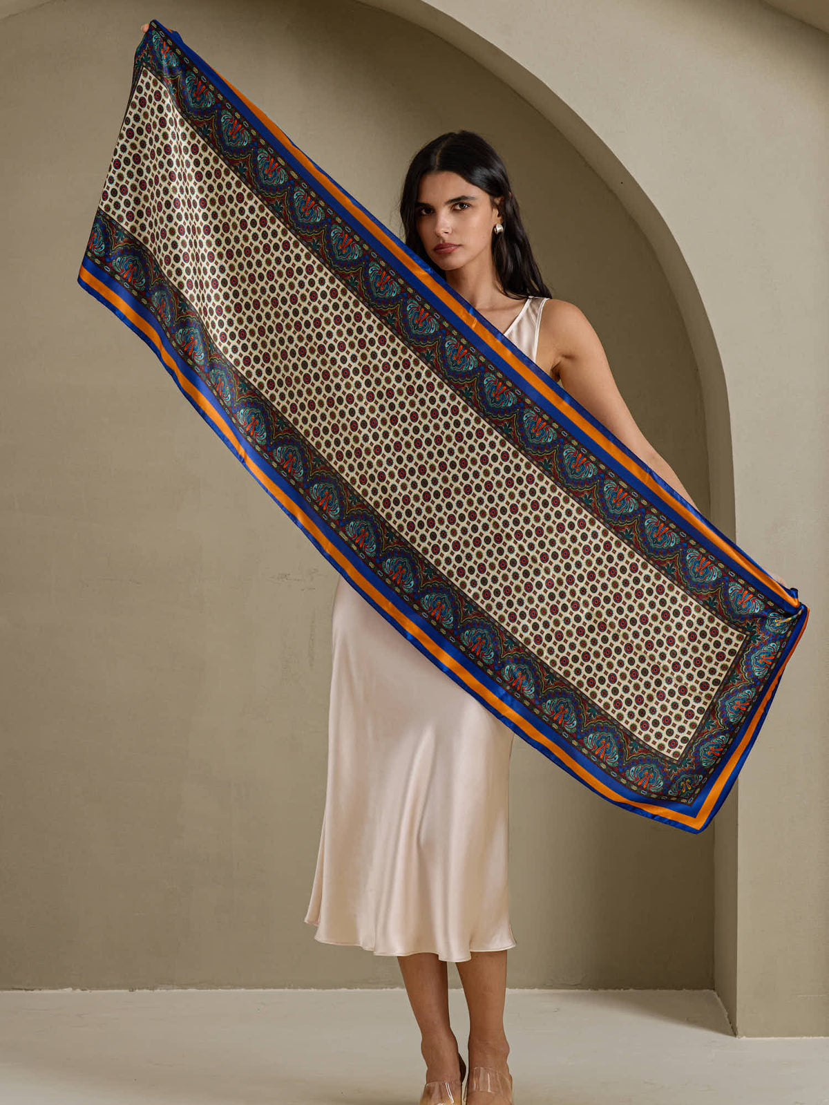 [P016] SilkSilky-AU Scarf 002