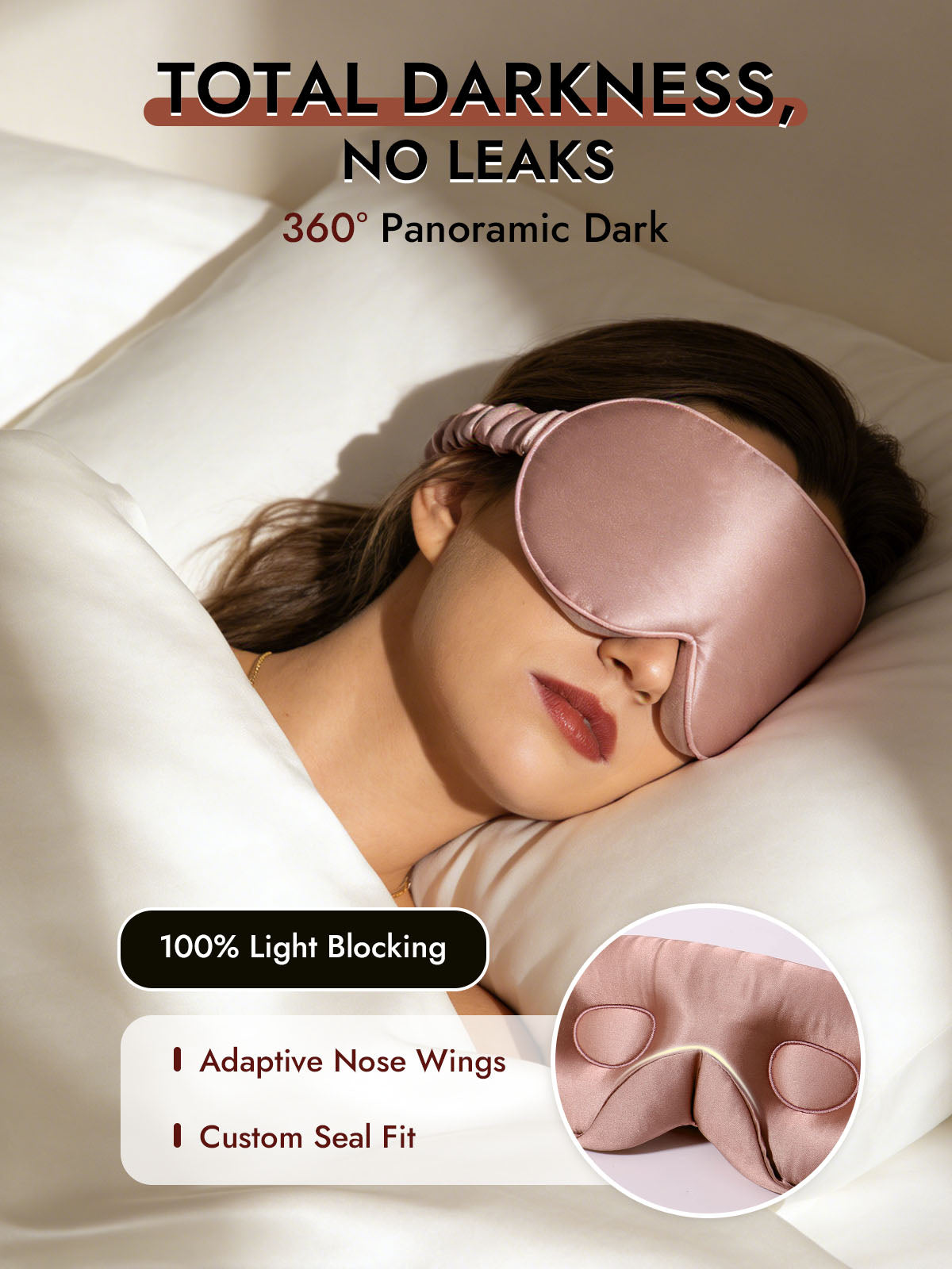 [Pale Mauve] SilkSilky-AU 22Momme Sleep Mask 002