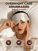 [Light Gray] SilkSilky-AU 22Momme Sleep Mask 007