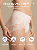 [Pink] SilkSilky-AU 100% Silk Jersey Panty 003