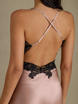 [Tuscany] SilkSilky-AU Sleeveless V Neck Nightgown 005