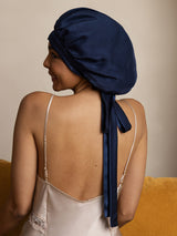 [Dark Blue] SilkSilky-AU Sleep Cap 001