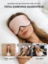 [Pink] SilkSilky-AU Sleep Mask 006