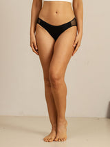 [Black] SilkSilky-AU 19Momme Stretch Silk Charmeuse Panty 006