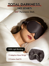 [Dark Gray] SilkSilky-AU 22Momme Sleep Mask 002