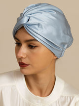 [Steel Blue] SilkSilky-AU Sleep Cap 007