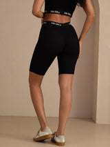 [Black] SilkSilky-AU Womens Shorts 002