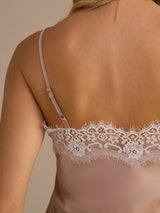 [Tuscany] SilkSilky-AU Spaghetti Strap V Neck Camisole 004