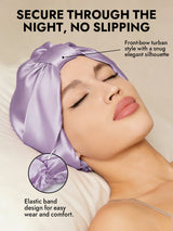 [Lavender] SilkSilky-AU Sleep Cap 004