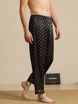 [Black Chain] SilkSilky-AU Men's Sleep Shorts 003