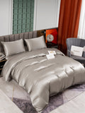 SilkSilky AU 25Momme Pure Silk Bedding Set Gray 002