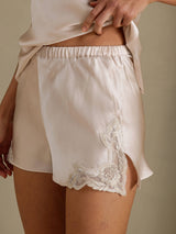 [Beige] SilkSilky-AU Sleeveless V Neck Camisole Set 005
