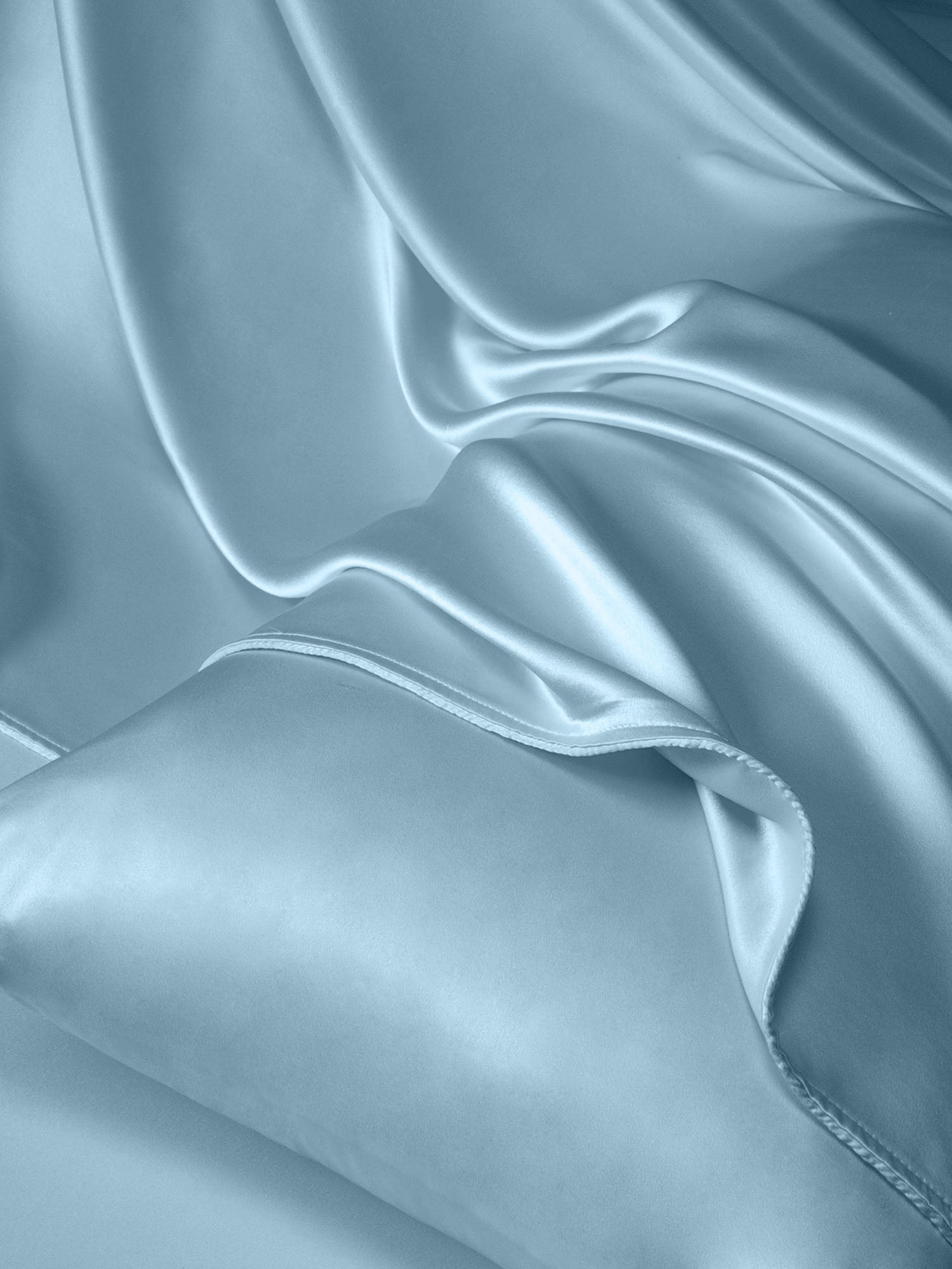 [Light Blue] SilkSilky-AU 19Momme Bedding Set 006