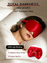 [Wine] SilkSilky-AU 22Momme Sleep Mask 002