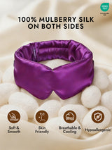 [Purple] SilkSilky-AU Sleep Mask 002