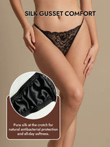 [Black] SilkSilky-AU Panty 004