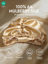 [Champagne] SilkSilky-AU Sleep Cap 002