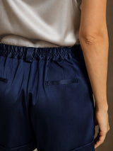 [Dark Blue] SilkSilky-AU Women's Shorts 005