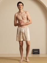 [Champagne] SilkSilky-AU 19Momme Mens Sleep Bottoms 004
