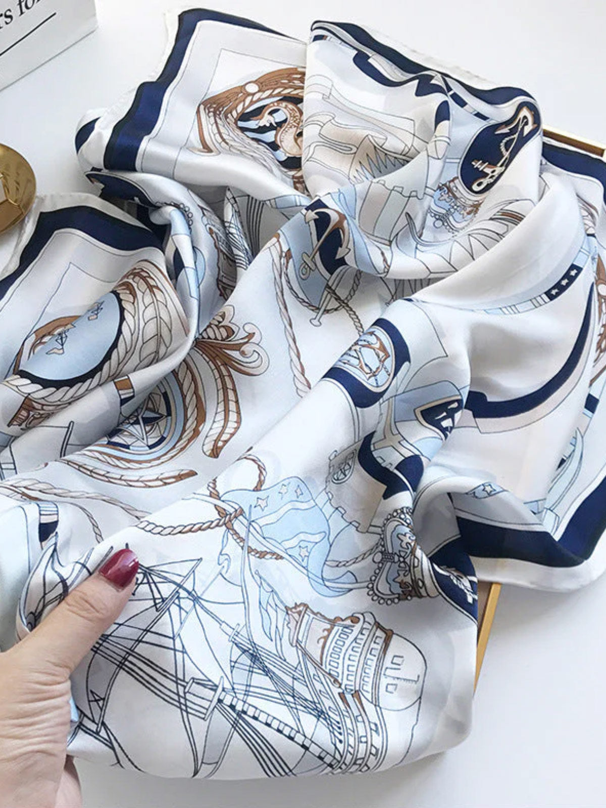 [P007] SilkSilky-AU Pure Silk Scarf 002,