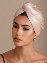 [Light Pink] SilkSilky-AU Hair Towel Wrap 004