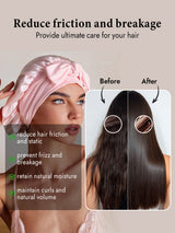 [Light Pink] SilkSilky-AU Sleep Cap 003