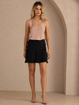 [Tuscany] SilkSilky-AU Sleeveless V Neck Camisole 003