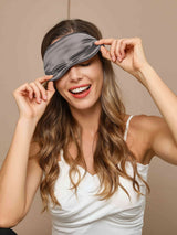 [Dark Gray] SilkSilky-AU Sleep Mask 002