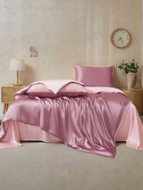 [PaleMauve+LightPink] SilkSilky-AU 25Momme Bedding Set 002