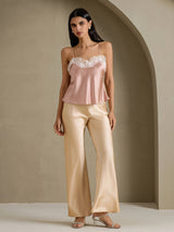 [Tuscany] SilkSilky-AU Spaghetti Strap V Neck Camisole 005